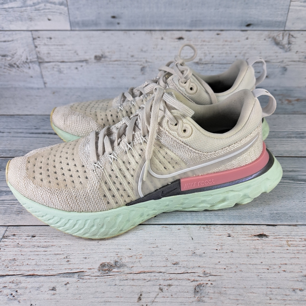 Nike React Infinity Flyknit Women's 8.5 Running Shoes CT2423-007 White